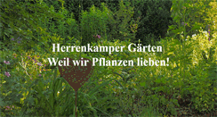Desktop Screenshot of herrenkampergaerten.de